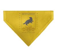 Harry Potter Pet Bandana Harry Potter Hufflepuff Traits Banner and Icons Yellows Blue Slip On Collar Bandana Only