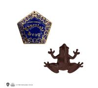 Cinereplicas Harry Potter - Chocolate Frog Brooch - 3 * 3 cm - Officially Licensed, Box: 3 * 3cm Chocolate Frog: 3 * 2.3cm, Zinc