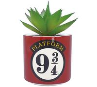 Harry Potter Plant Pot with Faux Plant 11.7cm - Platform 9 3/4 - Plant Pot Indoor - Small Plant Pot Décor