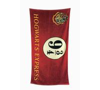 Groovy Harry Potter Platform 9 3/4 Bath/Beach Towel-Official, Cotton, Burgundy, 75 x 150cm