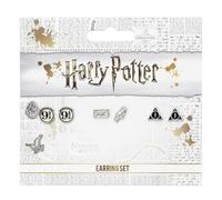 The Carat Shop - Harry Potter Stud Earring Set - Platform 9 3/4, Hedwig & Deathly Hallows