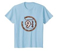 Harry Potter Platform 9 3/4 Hogwart Railways T-Shirt, Youth, Baby Blue, 3T
