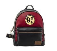 Pyramid International Harry Potter (Platform 9 3/4) Fashion Backpack - Luxury Faux Leather, Unique Lining, Matching Zipper Accessory, Inner & Outer Pockets, Sleek & Stylish
