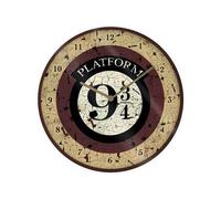 Harry Potter Platform Nine And Three Quarters Wall Clock In Light Brown Light Brown