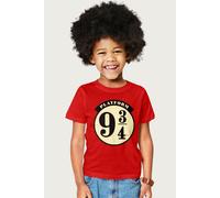 Harry Potter Platform Nine & Three Quarters T-Shirt in Red | Size: 3-4 Years Harry Potter Red 3-4 Years