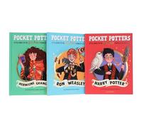 Harry Potter: Pocket Potters by J.K. Rowling Illustrated 3 Books Collection Set (Harry Potter, Ron Weasley & Hermione Granger)