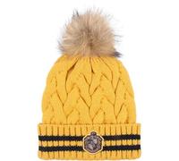 Harry Potter Pom Pom Knitted Hat, Hufflepuff - Yellow, One Size Fits All (2200009660)