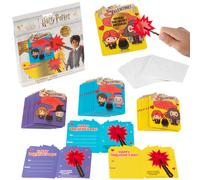 Harry Potter Potion Cauldron Valentine's Day Card Set for Kids 28 Cards & Envelopes - Magic Wand Lens Decodes the Hidden Message - School Classroom E