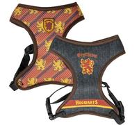 Harry Potter Premium Harness for Dogs - Size M-L - Yellow and Red - Anti-Pull and Adjustable Training Harness - 100% Polyester - Original Product Designed in Spain