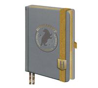 Harry Potter Premium Hufflepuff A5 Notebook In Grey Grey