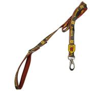 Harry Potter Premium Leash for Dogs - Yellow and Red - Size M - Carabiner for Collar Included - Made of Polyester - Gryffindor Design - Original Product Designed in Spain