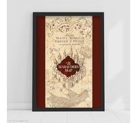 Harry Potter Print - Marauder's Map Cover Poster Wall Art (29.7cm x 42cm - A3)