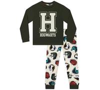 Harry Potter Pyjamas, Hogwarts Boys Pyjamas, Hogwarts Pjs For Kids, Long Sleeve Boys' Pyjama Sets, Green 11-12 Years