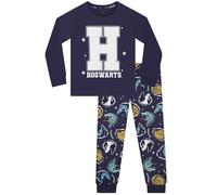 Harry Potter Pyjamas, Hogwarts Girls Pyjamas, Long Sleeve Kids Pjs, Girls’ Pyjama Set, Blue 9-10 Years