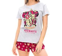 Harry Potter Pyjamas | Women's Hogwarts Short Pjs | Gryffindor Ladies PJs