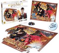 Winning Moves Harry Potter Quidditch 1000 Piece Jigsaw Puzzle Game, Piece together Quidditch Scenes, great gift for ages 10 plus