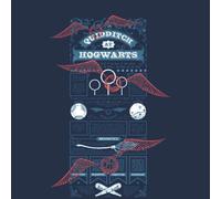 Harry Potter Quidditch At Hogwarts Women's T-Shirt - Navy - L