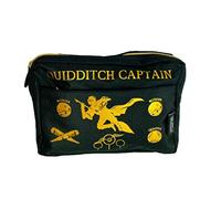 Harry Potter Quidditch Caption Black Toiletry Wash Bag Zip-Up Make up Bag