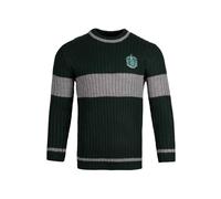 Harry Potter Quidditch Jumper, House Colours, Adult Sizes | Soft, Warm, Chunky Sweater with House Crest, Hogwarts Team Knit, Costume Gift for Harry Potter Fans