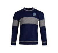 Harry Potter Quidditch Jumper, House Colours, Adult Sizes | Soft, Warm, Chunky Sweater with House Crest, Hogwarts Team Knit, Costume Gift for Harry Potter Fans