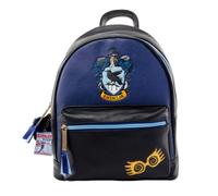 Pyramid International HARRY POTTER (RAVENCLAW) Fashion Backpack - Luxury Faux Leather, Unique Lining, Matching Zipper Accessory, Inner & Outer Pockets, Iconic & Spacious