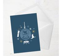 Harry Potter Ravenclaw Christmas Greetings Card - Standard Card