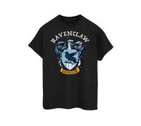 Harry Potter Ravenclaw Cotton Boyfriend T-Shirt In Black Black S