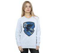Harry Potter Ravenclaw Crest Flat Sweatshirt In Grey Grey XL