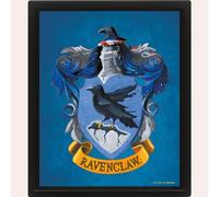 Harry Potter (colourful Crest Ravenclaw) 3D Lenticular Poster (framed)