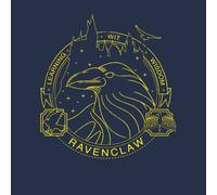 Harry Potter Ravenclaw Raven Badge Women's T-Shirt - Navy - XL