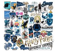 Harry Potter Ravenclaw Theme Sticker Pack Die Cut Vinyl Stickers Variety Pack - Laptop, Water Bottle, Scrapbooking, Tablet, Skateboard, Indoor/Outdoor - Set of 50