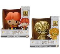 Harry Potter & Ron Weasley Gold Deluxe Vinyl Figure Set Wizarding World 4"