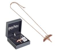 Official Harry Potter Sterling Silver Fawkes Necklace Embellished with Swarovski® Crystals by The Carat Shop
