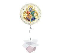 Harry Potter Round Foil Helium Balloon - Inflated Balloon in a Box