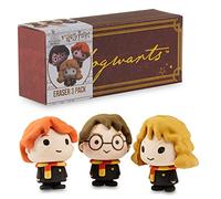 Harry Potter Rubbers Erasers, Kids' Play Action Figures 3 Pack, Harry Potter Gifts for Girls Boys