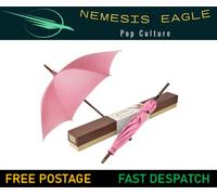 HARRY POTTER RUBEUS HAGRIDS PINK UMBRELLA PROP REPLICA NOBLE COLLECTION BNIB