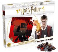 Winning Moves Harry Potter Secret Horcrux 1000 Piece Jigsaw Puzzle Game, Delve into the Battle of Hogwarts coloured in shades of Gryffindor, great gift for little witches and wizards for ages 10 plus