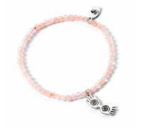 Harry Potter Semi Precious Stone Luna Glasses Charm Bracelet HPCR0530 - Sterling Silver / Copper / Crystal