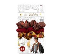 Harry Potter - Set of 3 Scrunchies in the Colours of Gryffondor - Official Product