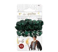 Harry Potter - Set of 3 Scrunchies in the colours of Serpentard - Official Product