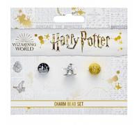 Harry Potter Official Set of 3 Spacer Beads - Hogwarts Castle, Sorting Hat, & Time Turner