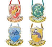 Harry Potter Hanging Plaques Hogwarts House Crests Set Of 4 Home Decor