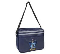 Harry Potter Shoulder Bag - Blue - 33 x 28 x 15 cm - 100% PVC - With Shoulder Strap and Zip Closure - Ravenclaw Printed Design - Original Product Designed in Spain