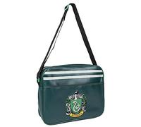 Harry Potter Shoulder Bag - Green - 33 x 28 x 15 cm - 100% PVC - With Shoulder Strap and Zip Closure - Slytherin Printed Design - Original Product Designed in Spain