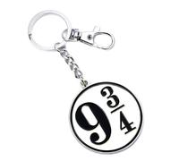 Harry Potter Silver Plated Platform 9 3/4 Keyring