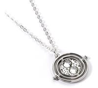 Harry Potter Silver Tone Time Turner Necklace WNX00670 - Alloy / Zinc / Copper / Aluminium