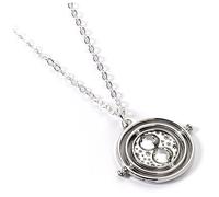 Harry Potter Silver Tone Time Turner Pendant Necklace