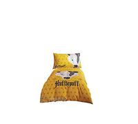 Harry Potter Single Duvet Cover Set 135x200cm House Design Bedding (Hufflepuff)