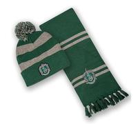 Harry Potter Slytherin Adults Hat and Scarf Winter Set