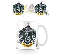 Harry Potter Slytherin and Hogwarts Crest Ceramic Mug in Presentation Box - Official Merchandise